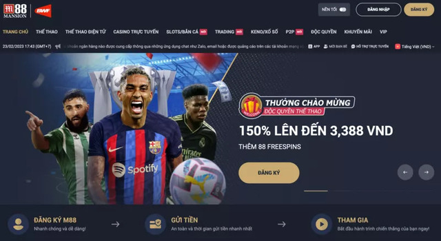 Hướng dẫn đăng ký M88