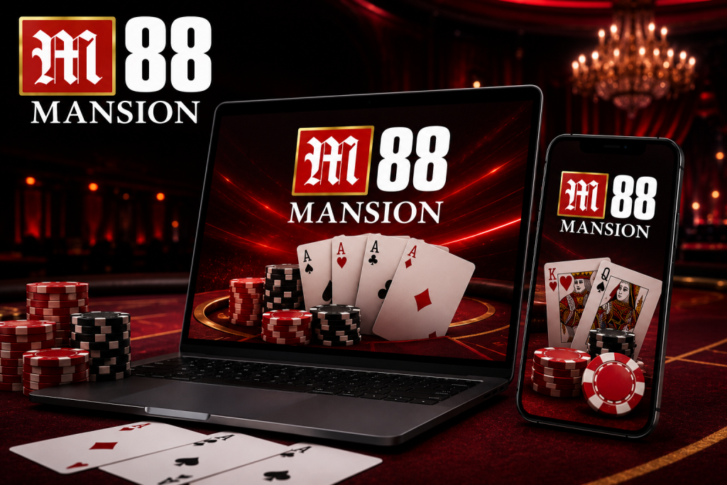 Giao diện Game Bài M88 trên laptop và điện thoại